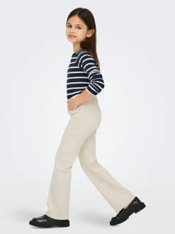 Clearance KOGJUICY Høj talje Wide leg fit Cropped Jeans Børn Tøj·Jeans