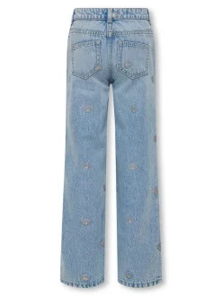 New KOGJUICY Høj talje Wide leg fit Jeans Børn Tøj·Jeans