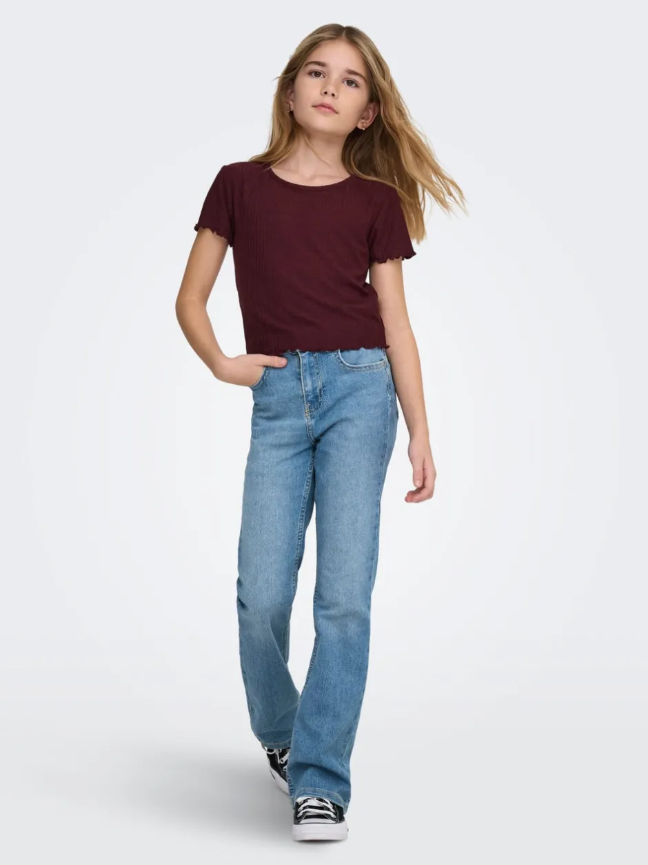 KOGLAOLA Høj talje Flared fit Jeans Børn Tøj·Jeans
