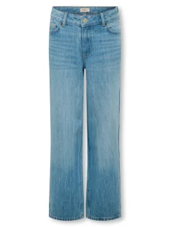 Sale KOGLOPEZ Lav talje Wide leg fit Ankellængde Jeans Børn Tøj·Jeans