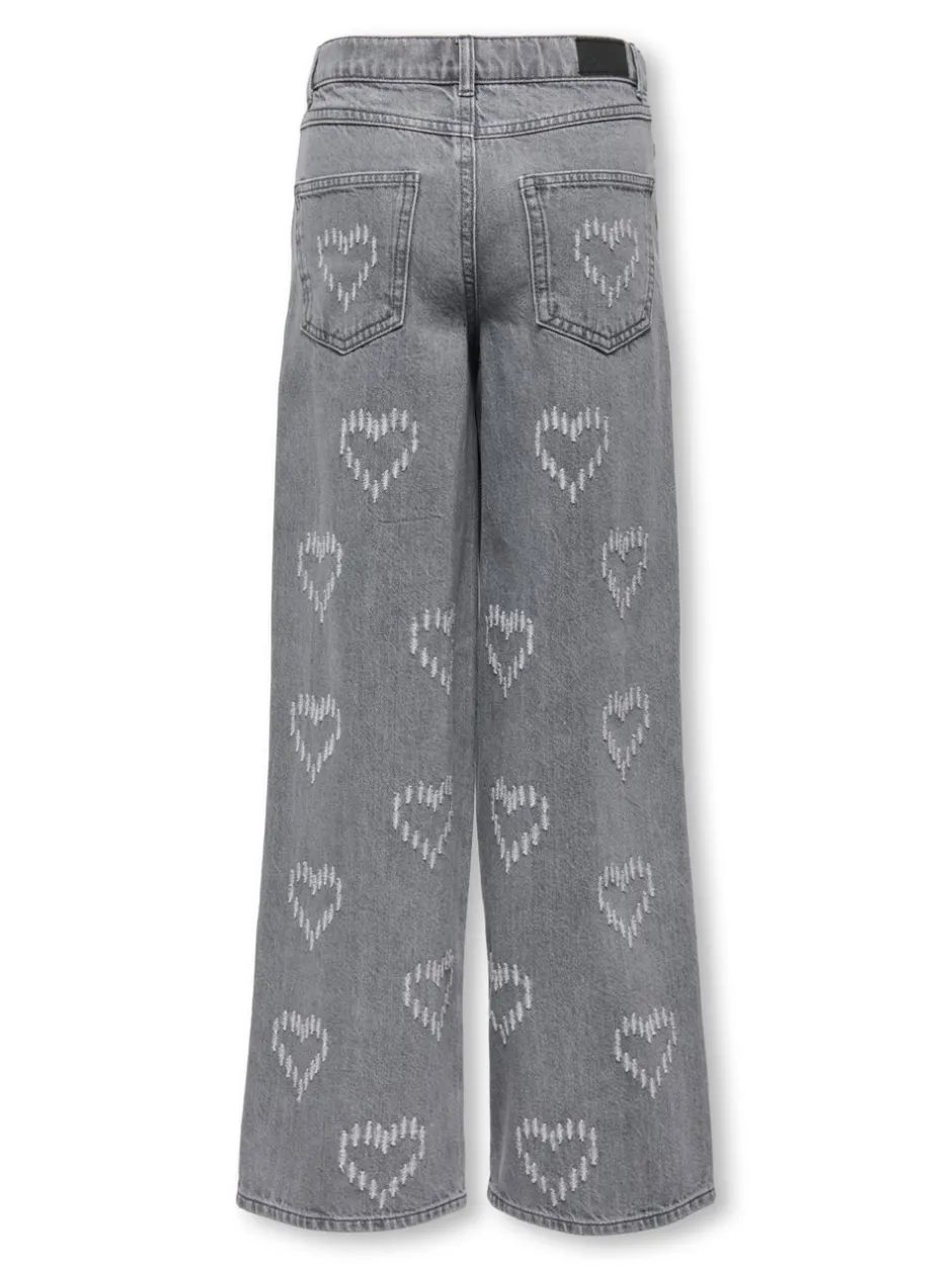 Discount KOGLUMI Høj talje Wide leg fit Jeans Børn Tøj·Jeans