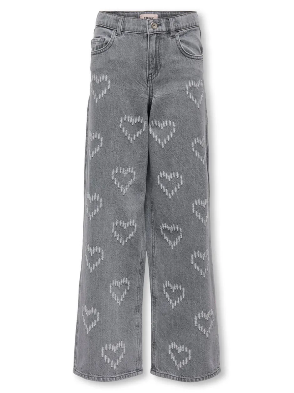 Discount KOGLUMI Høj talje Wide leg fit Jeans Børn Tøj·Jeans