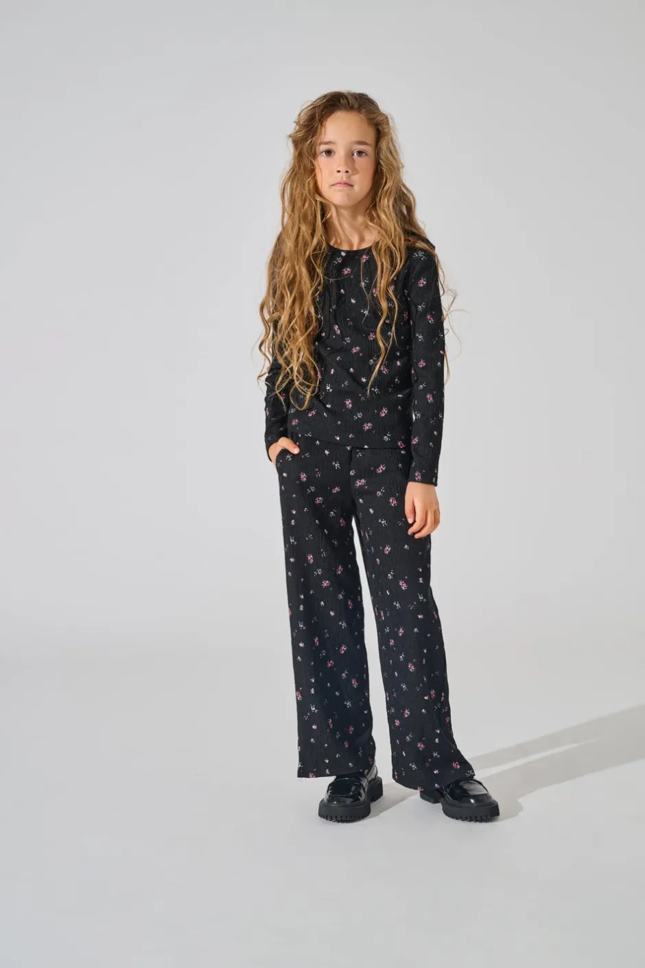 Best KOGNANCY Wide leg fit Bukser i wide fit Børn Tøj·Bukser
