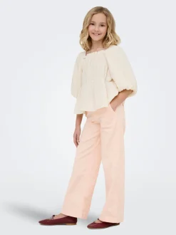 Best KOGNEW Cropped fit Bukser i wide fit Børn Tøj·Bukser