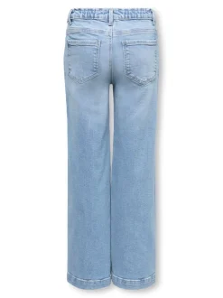 Online KOGNEW Mellemhøj talje Wide leg fit Jeans Børn Tøj·Jeans