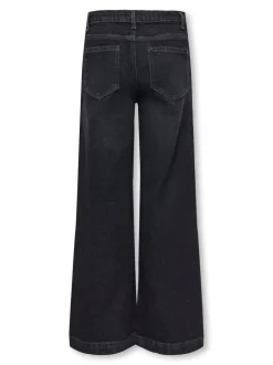 New KOGNEW Mellemhøj talje Wide leg fit Jeans Børn Tøj·Jeans