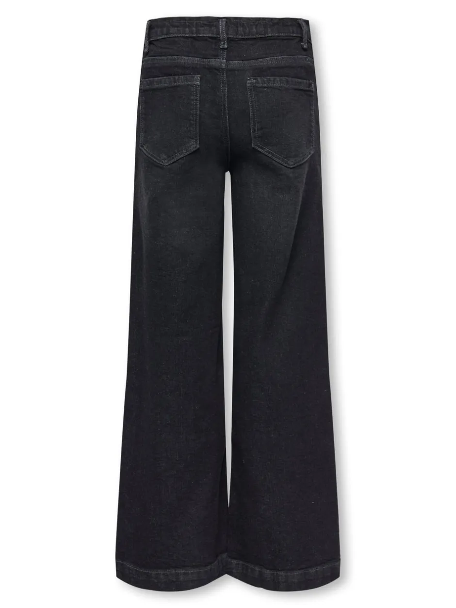 New KOGNEW Mellemhøj talje Wide leg fit Jeans Børn Tøj·Jeans