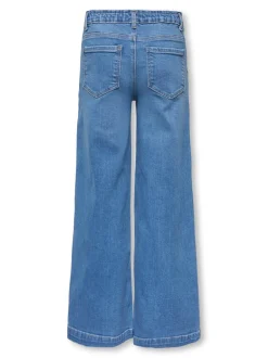 Outlet KOGNEW Mellemhøj talje Wide leg fit Jeans Børn Tøj·Jeans