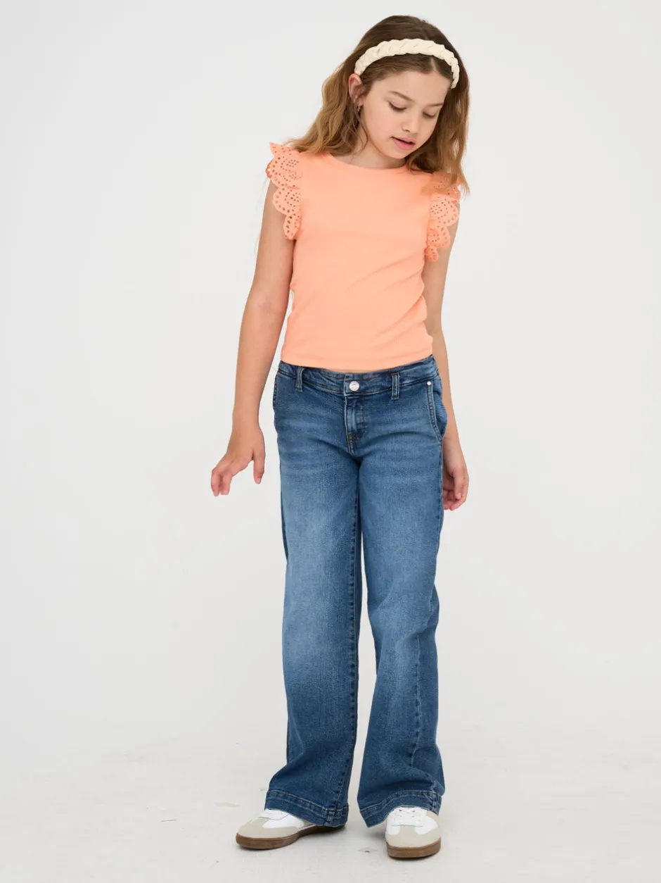 Discount KOGNEW Wide leg fit Jeans Børn Tøj·Jeans