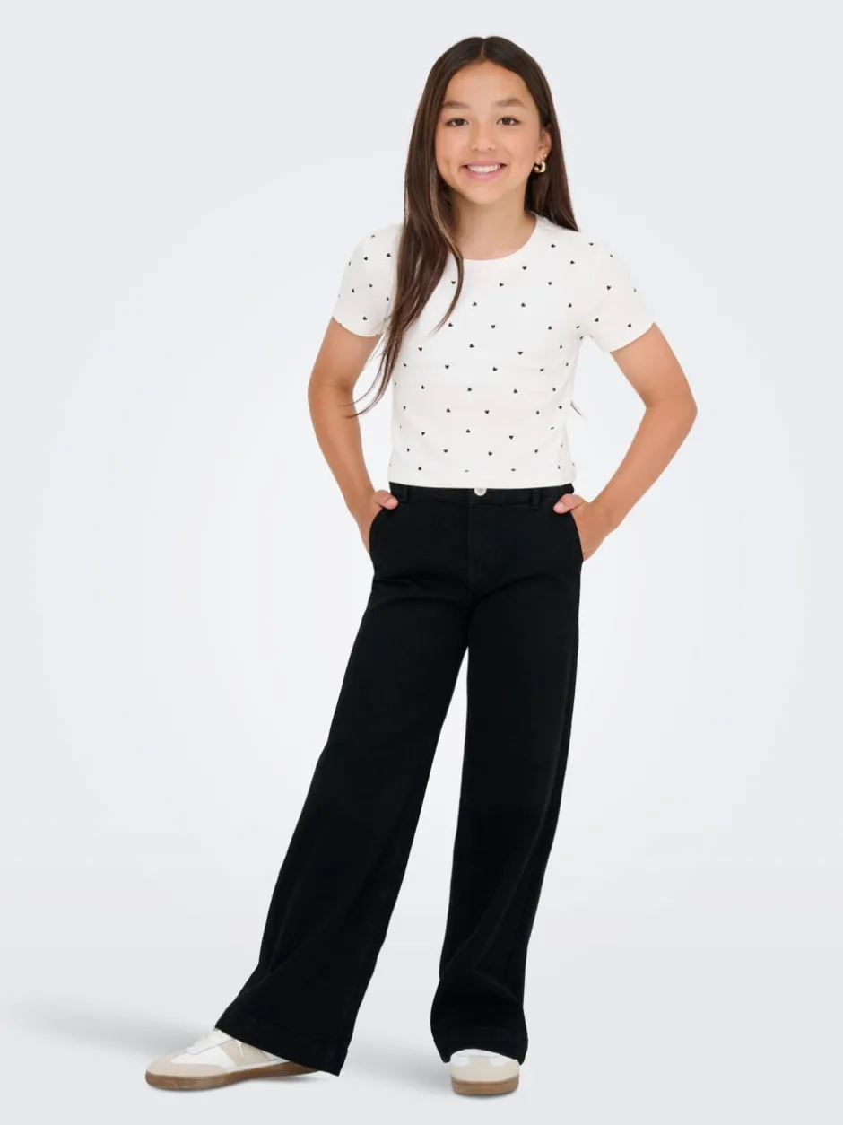 Clearance KOGNEW Wide leg fit Jeans Børn Tøj·Jeans