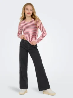 New KOGNEW Wide leg fit Jeans Børn Tøj·Jeans