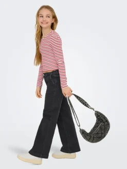 New KOGNEW Wide leg fit Jeans Børn Tøj·Jeans