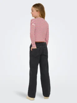 New KOGNEW Wide leg fit Jeans Børn Tøj·Jeans