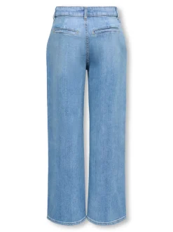Discount KOGPALMA Mellemhøj talje Wide leg fit Jeans Børn Tøj·Jeans