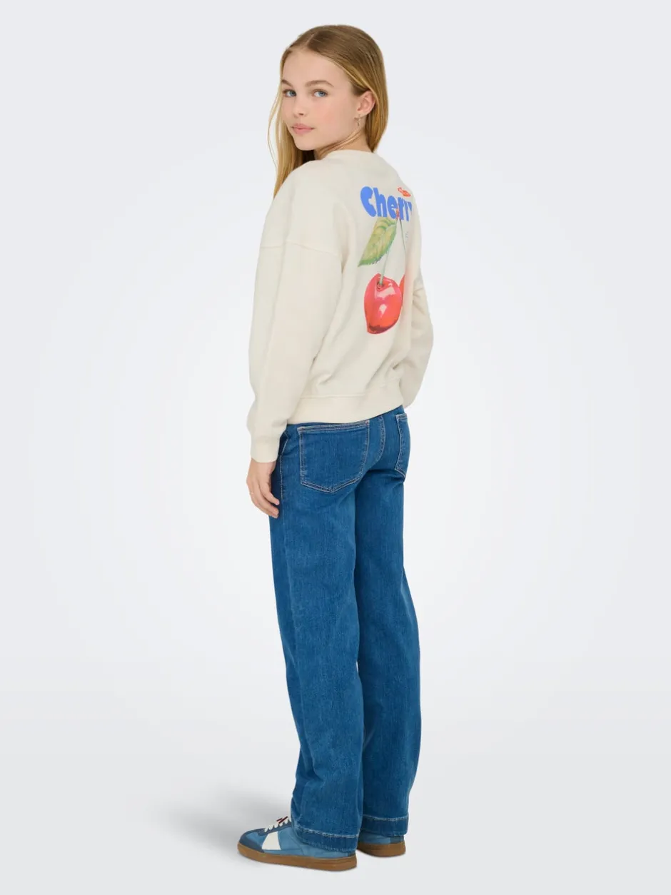 New KOGPHILEA Sweatshirt Børn Tøj·Sweatshirts