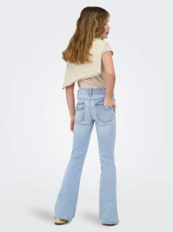 New KOGPHOEBE Lav talje Flared fit Jeans Børn Tøj·Jeans