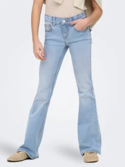 New KOGPHOEBE Lav talje Flared fit Jeans Børn Tøj·Jeans