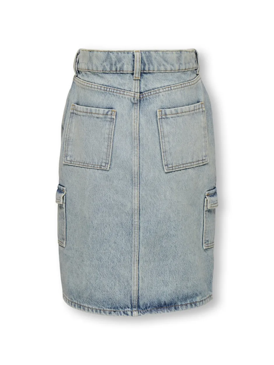 Online KOGPOSEY Denim Denim-nederdel Midinederdel Børn Tøj·Nederdele