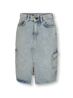 Online KOGPOSEY Denim Denim-nederdel Midinederdel Børn Tøj·Nederdele
