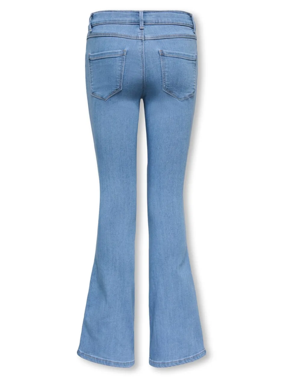 Outlet KOGRAIN Mellemhøj talje Flared fit Jeans Børn Tøj·Jeans
