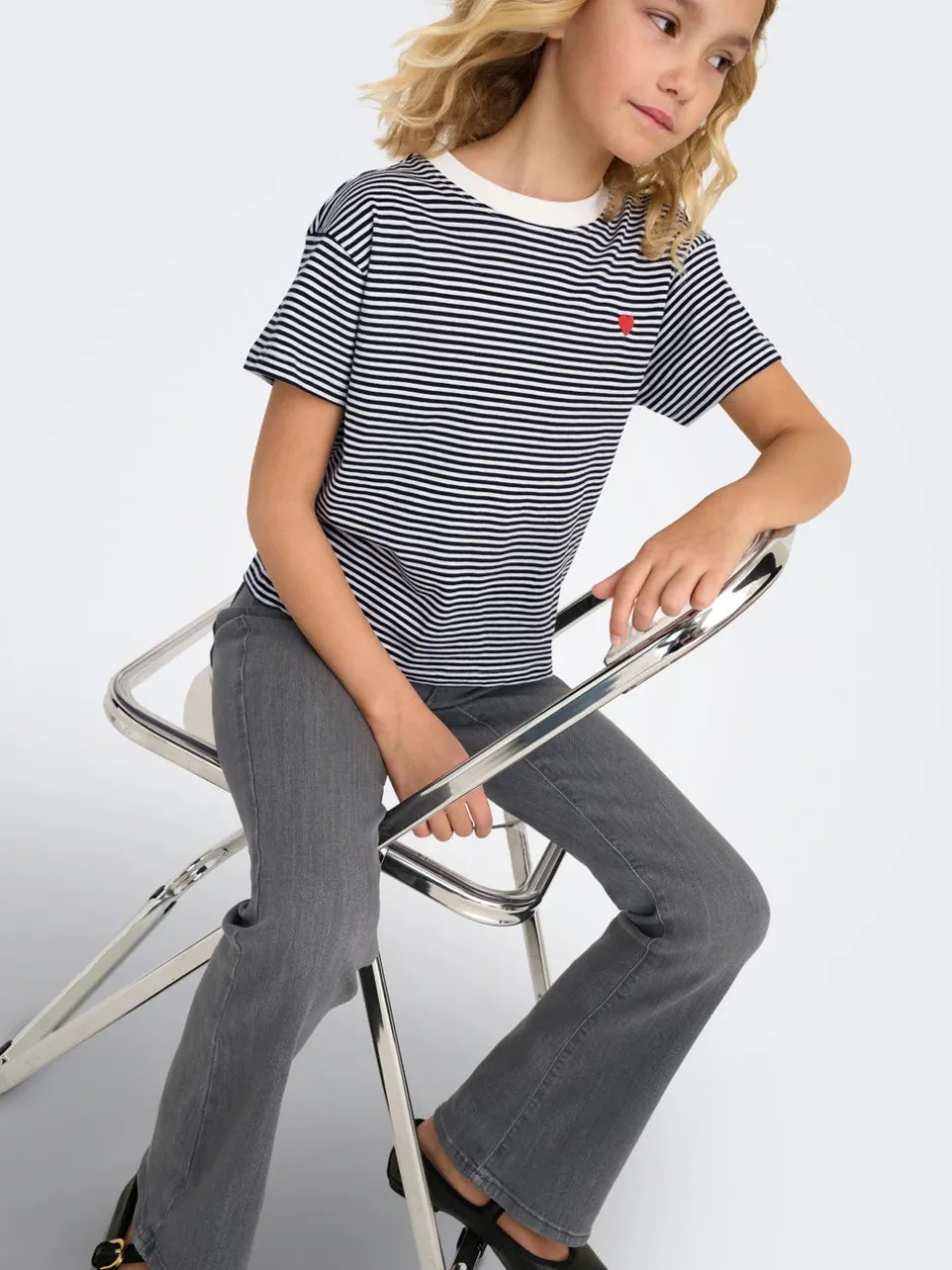 New KOGRAIN Mellemhøj talje Flared fit Jeans Børn Tøj·Jeans