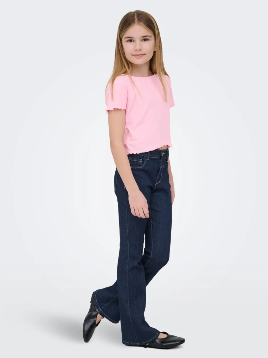 Clearance KOGRAIN Mellemhøj talje Skinny fit Jeans Børn Tøj·Jeans