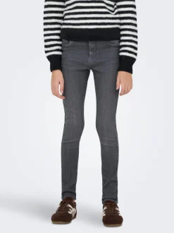 Clearance KOGRAIN Mellemhøj talje Skinny fit Ankellængde Jeans Børn Tøj·Jeans