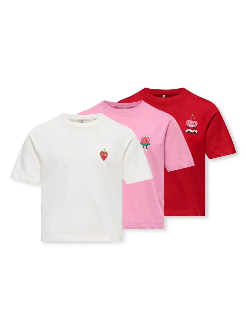 KOGREX 3-pack T-shirt Børn Tøj·Toppe