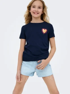 Online KOGROBYN Høj talje Regular fit Denim-shorts Børn Tøj·Shorts