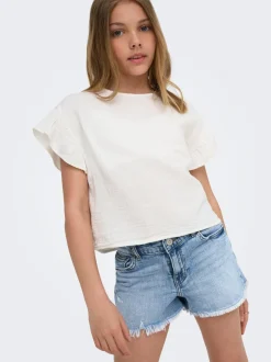 Discount KOGROBYN Straight fit Denim-shorts Børn Tøj·Shorts