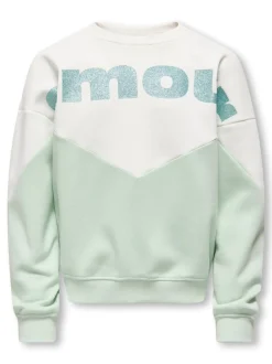 New KOGRUNA-MENA Sweatshirt Børn Tøj·Sweatshirts