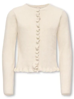 Hot KOGSHELDA Cardigan Børn Tøj·Strik & Cardigans