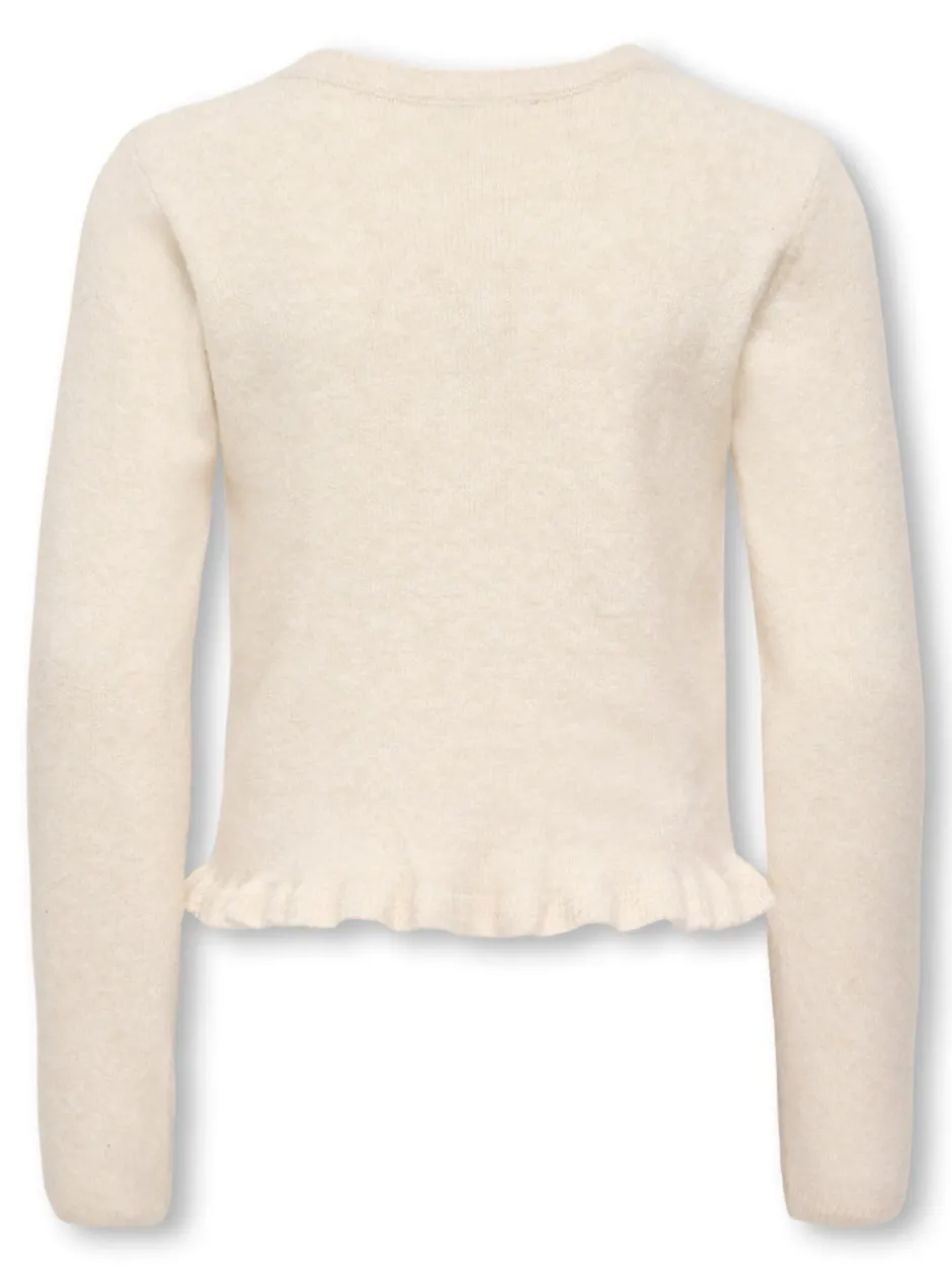 Hot KOGSHELDA Cardigan Børn Tøj·Strik & Cardigans