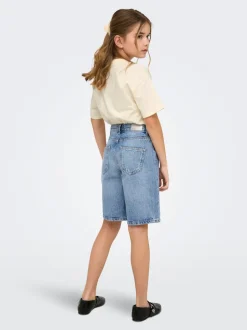 New KOGSONNY Høj talje Regular fit Denim-shorts Børn Tøj·Shorts