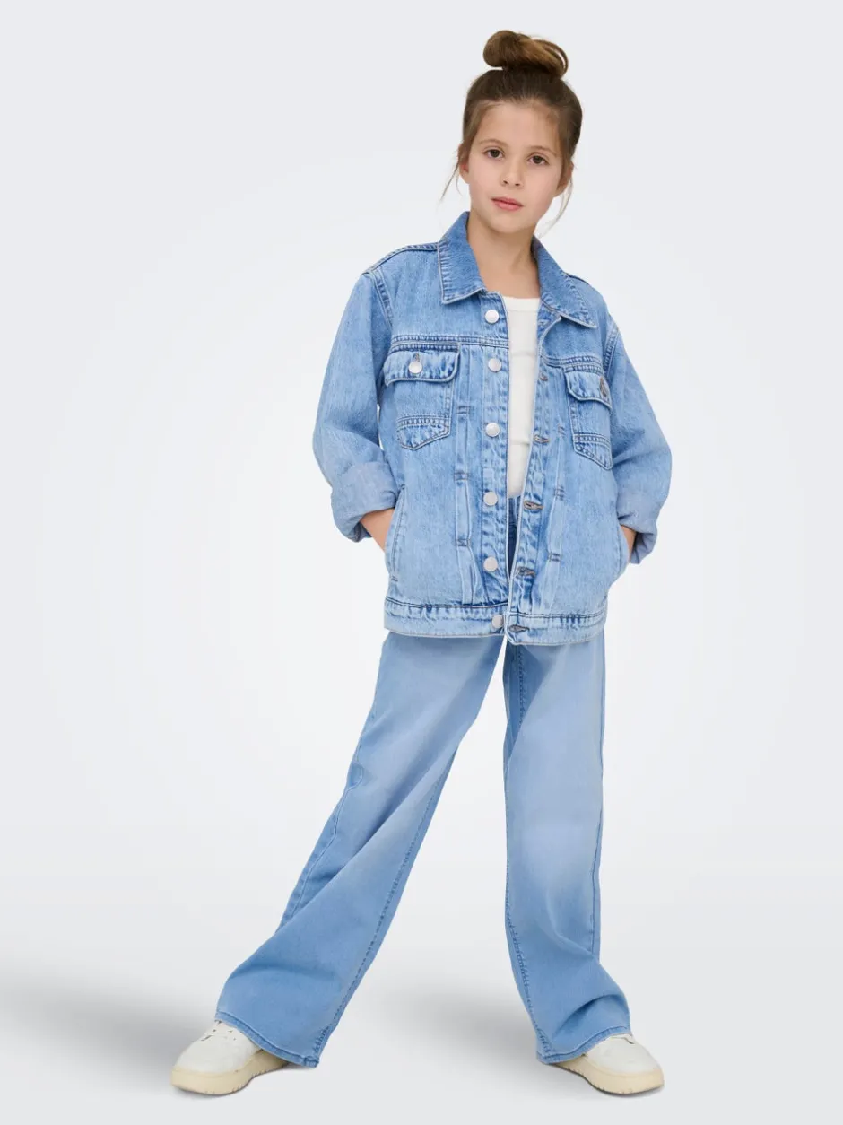 Sale KOGSYLVIE Wide leg fit Jeans Børn Tøj·Jeans
