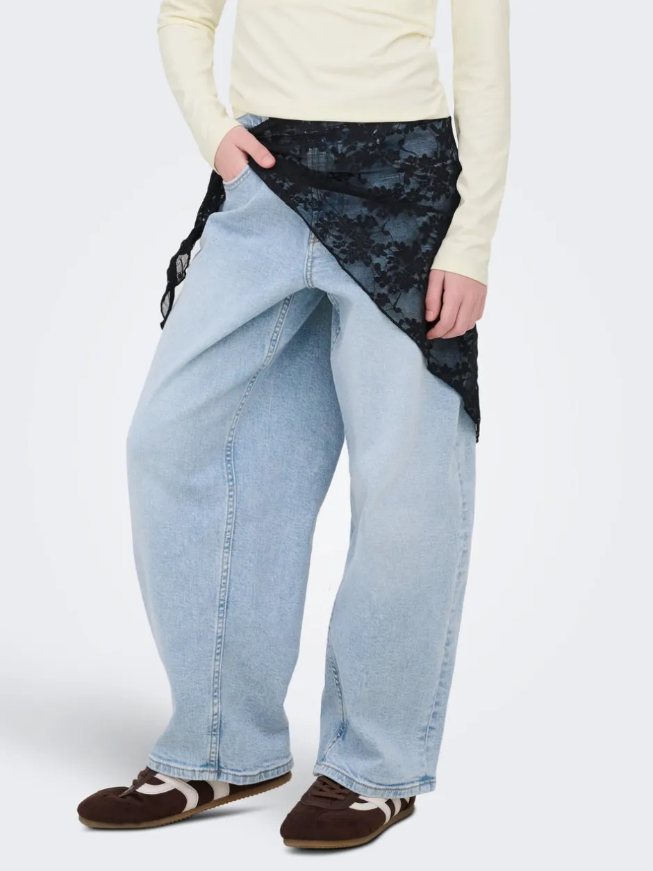 Clearance KOGTAMY Barrel fit Jeans Børn Tøj·Jeans