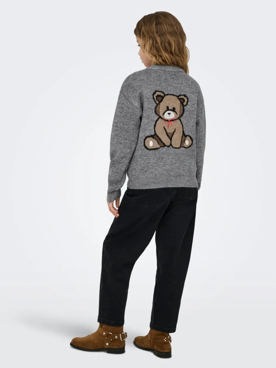 Sale KOGTEDDY Striktrøje Børn Tøj·Strik & Cardigans