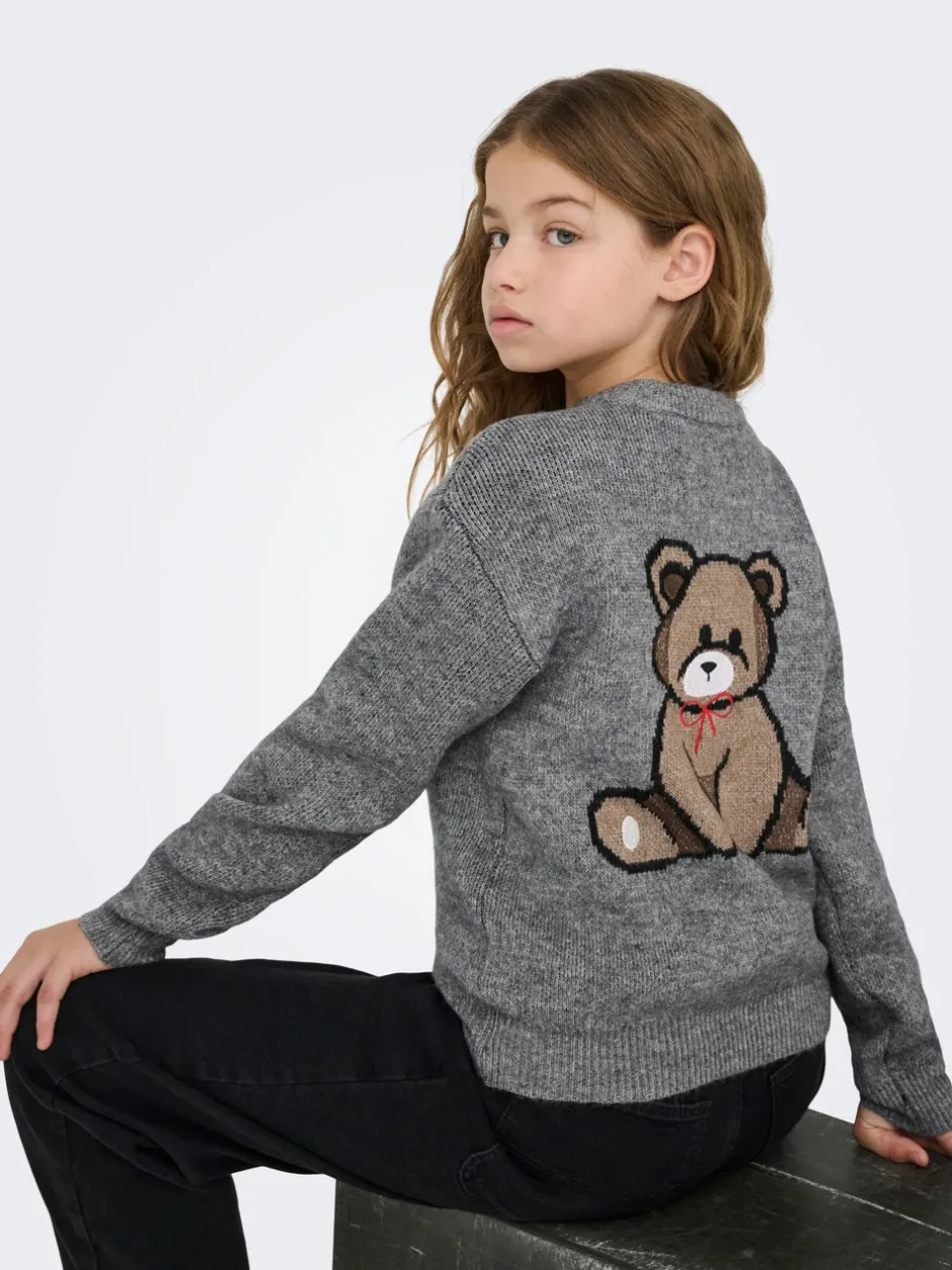 Sale KOGTEDDY Striktrøje Børn Tøj·Strik & Cardigans