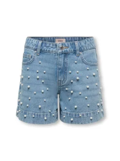 Best KOGVERA Mellemhøj talje Regular fit Denim-shorts Børn Tøj·Shorts