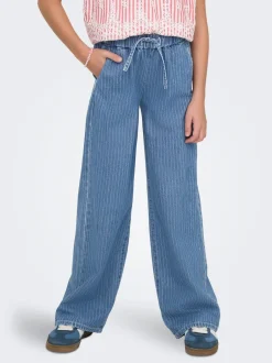 Discount KOGYASMIN Mellemhøj talje Wide leg fit Jeans Børn Tøj·Jeans