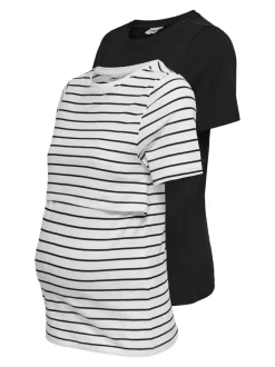 Sale OLMBLOOM 2-pack T-shirt Dame Ammetøj|Toppe