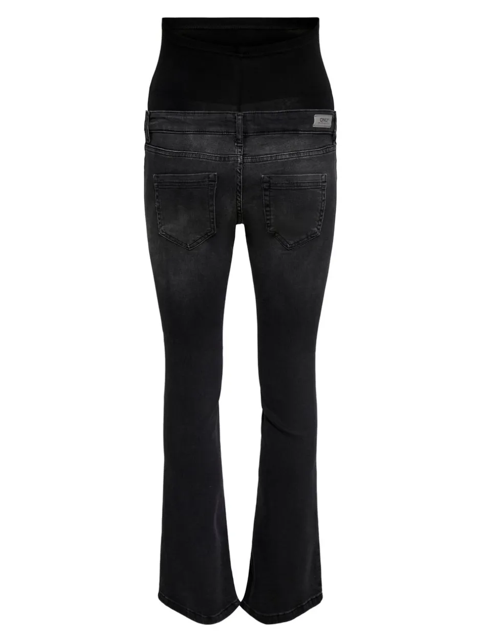 Sale OLMBLUSH Mellemhøj talje Flared fit Jeans Dame Jeans