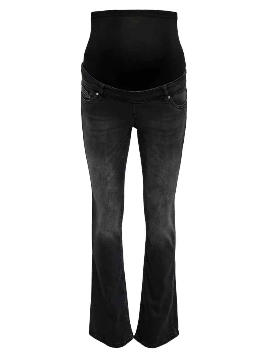 Sale OLMBLUSH Mellemhøj talje Flared fit Jeans Dame Jeans