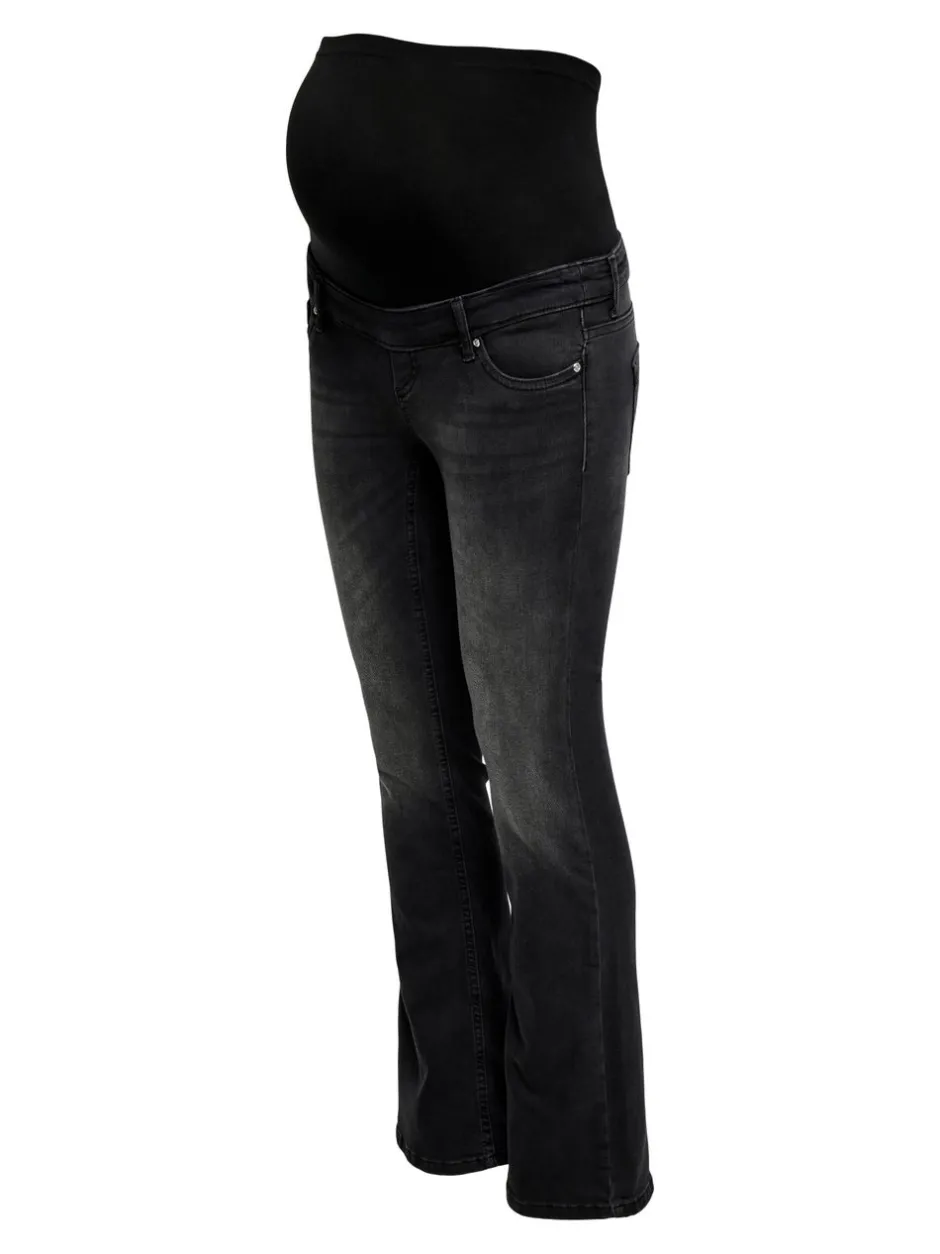 Sale OLMBLUSH Mellemhøj talje Flared fit Jeans Dame Jeans