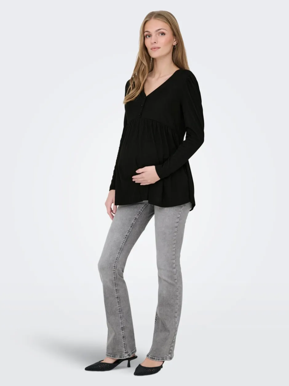 New OLMBLUSH Mellemhøj talje Flared fit Jeans Dame Jeans