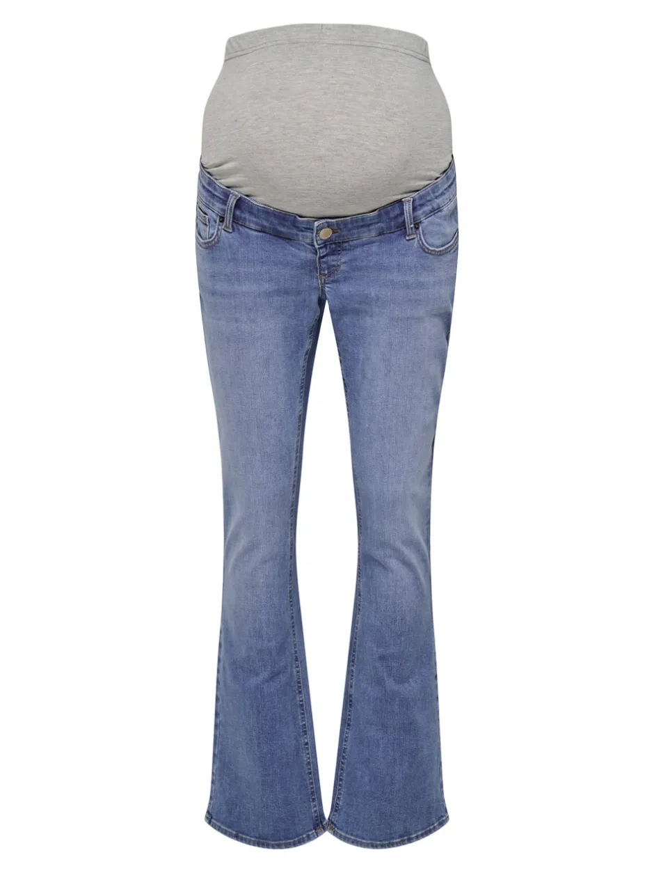 Sale OLMBLUSH Mellemhøj talje Flared fit Jeans Dame Jeans