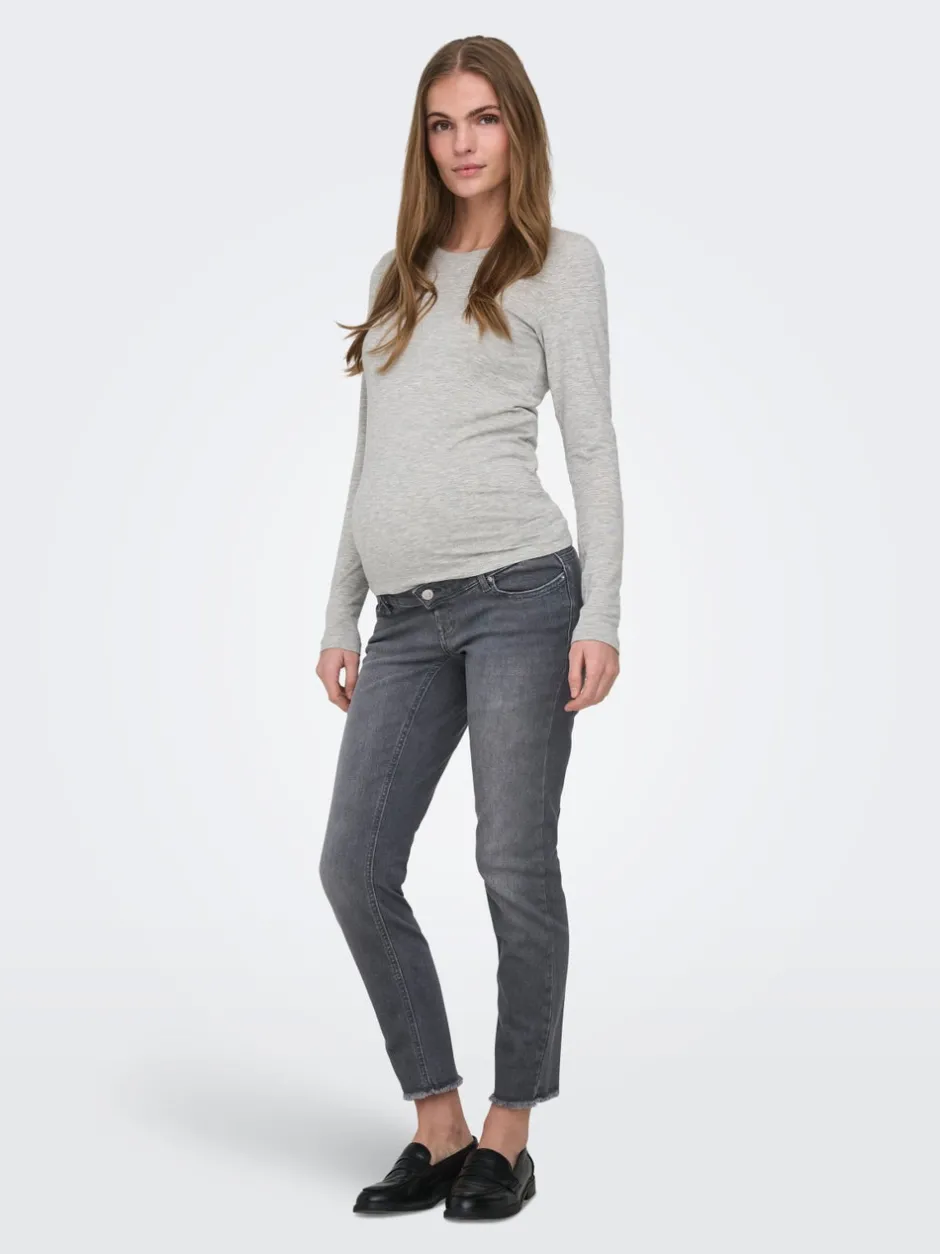 Best OLMBLUSH Mellemhøj talje Skinny fit Ankellængde Jeans Dame Jeans