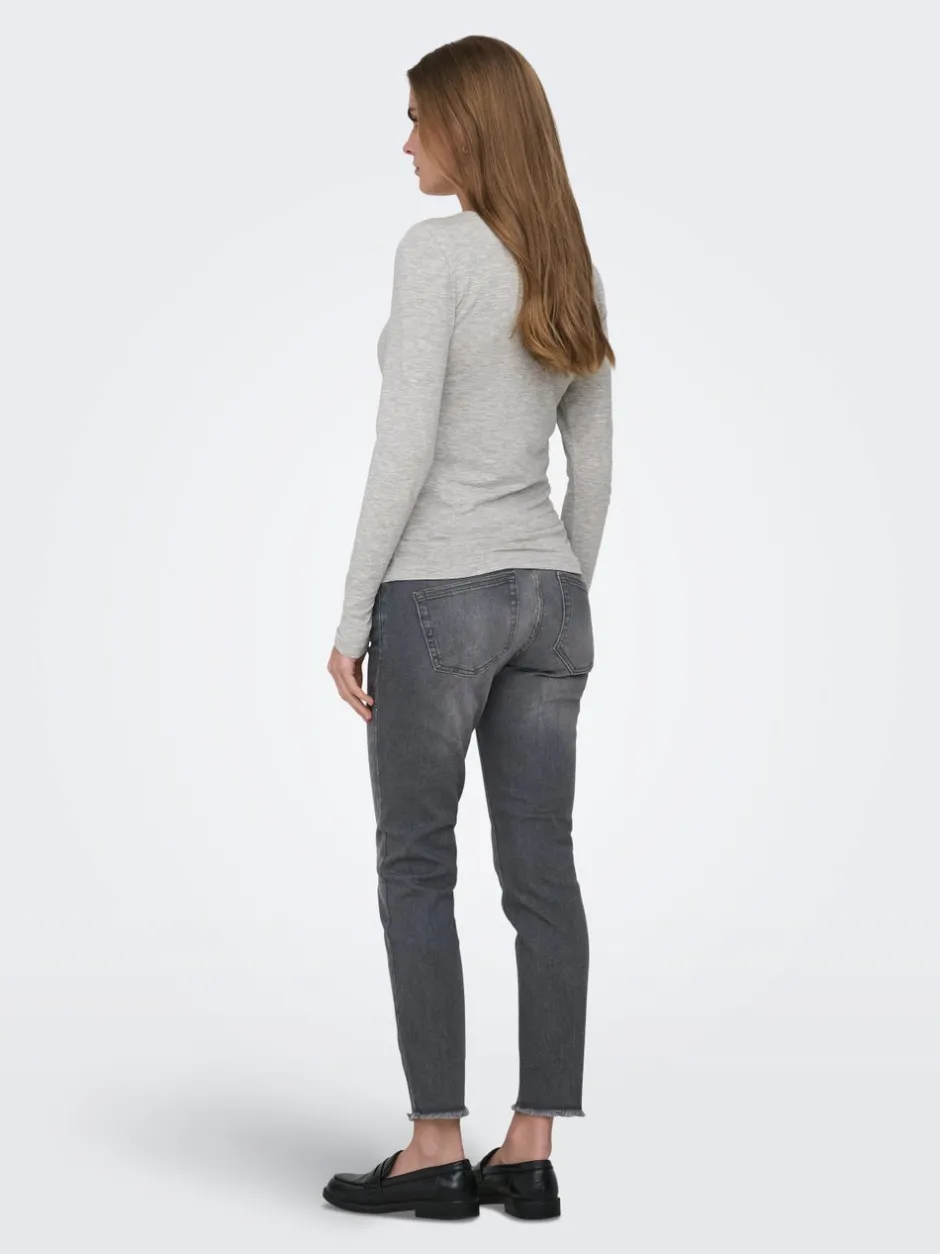 Best OLMBLUSH Mellemhøj talje Skinny fit Ankellængde Jeans Dame Jeans