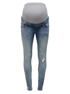 Outlet OLMBLUSH Mellemhøj talje Skinny fit Ankellængde Jeans Dame Jeans
