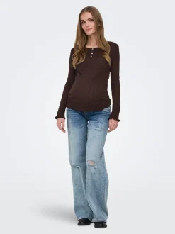 Outlet OLMBLUSH Wide leg fit Jeans Dame Jeans